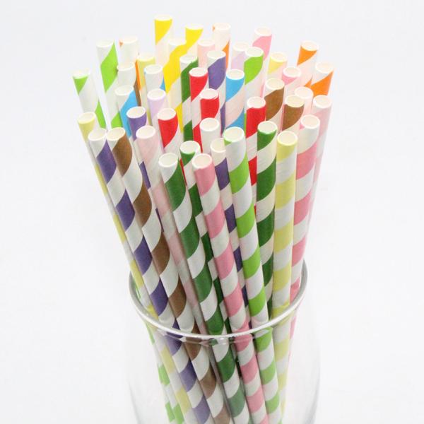 65cm * 47cm * 24cm Package Size Biodegradable Paper Straws for Juice Milk and Drinks