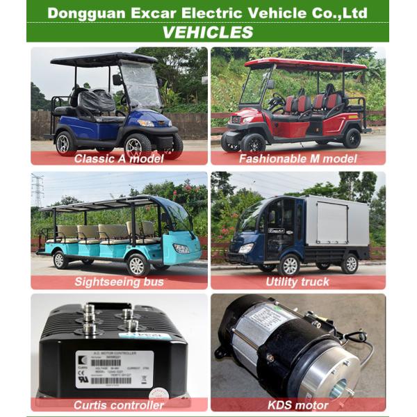 4 Seater Electric Golf Car with Specific Storage Basket