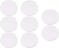 Panneaux de toile d'art de cercle 3 mm épaisseur de coton sans acide peinture à l'huile blanche