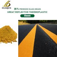 Peinture classique de marquage par fusion à chaud réfléchissante 25% de perles de verre Peinture de marquage de route thermoplastique