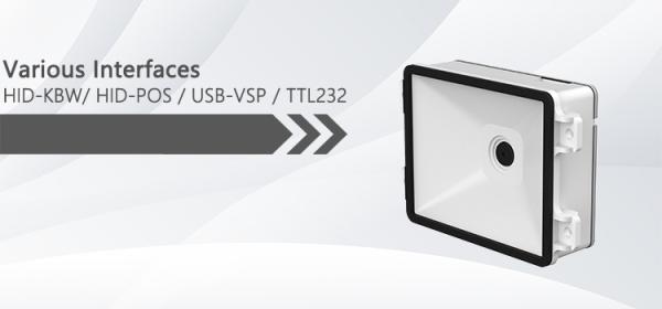 F Embedded 1D 2D QR Barcode Scanner Module TTL USB RFID Card Tags Reader for Kiosk Cabinet