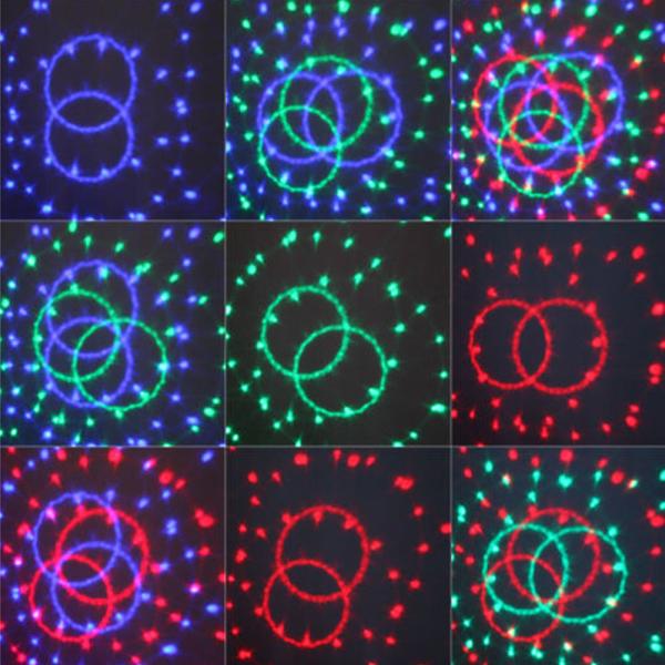 RGB / RGBW Magic Ball LED Christmas Light 20 Watt Sound Activated With Stepper Motor