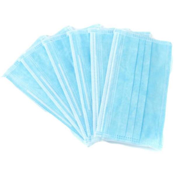 3 Layer Disposable Respirator Mask Hygienic Face Mask Non Woven Material