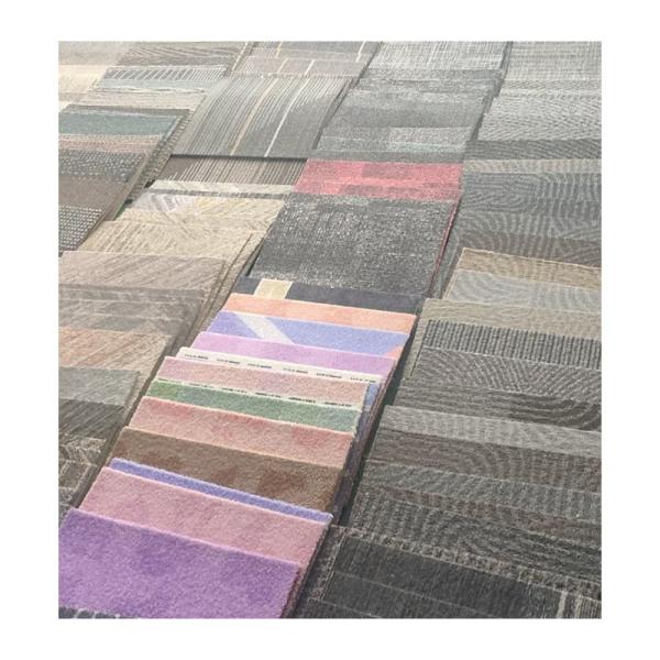Puzzle Pattern Tufted Eco-friendly Household Simplicity Custom Floral Print Wall Carpet