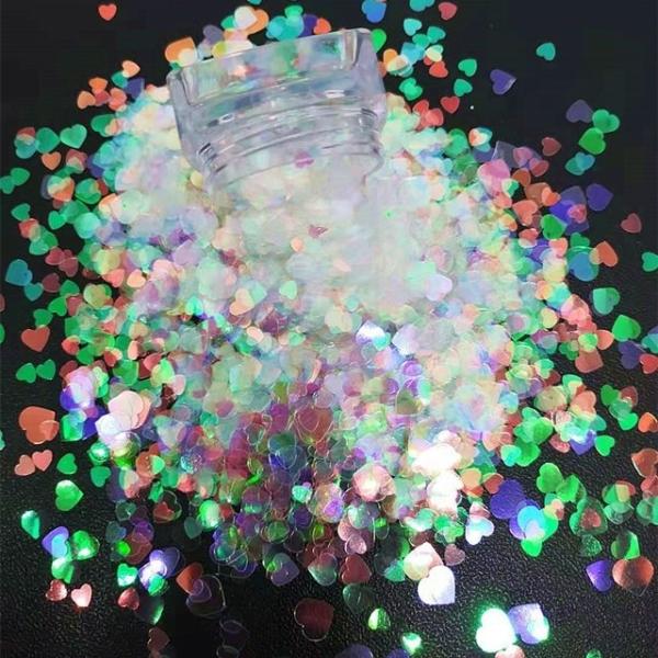 Glitter Heart Valentine's Day Heart Lover Confetti Sprinkles Big Small Mixes Heart Shape for Wedding Gathering Supplies