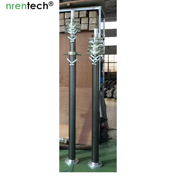 9m lockable pneumatic mast 50kg payloads-NR-2200-9000-50L/ antenna telescopic mast