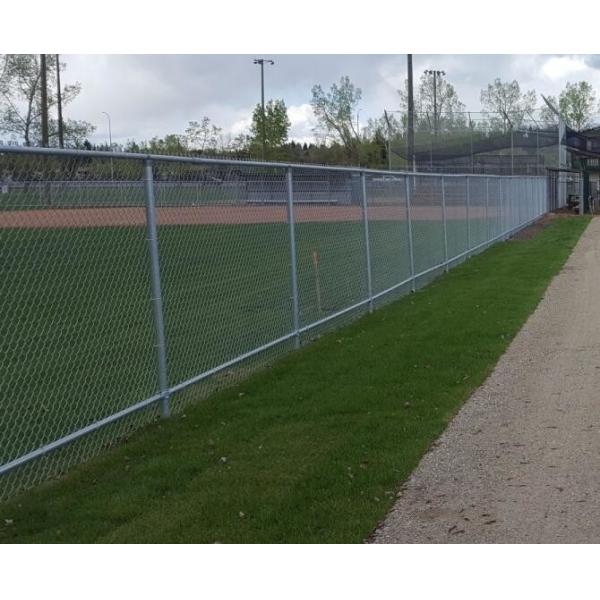 Heavy Duty 2.5mm Chain Link Fence Metal Residential Galvanized 6ft