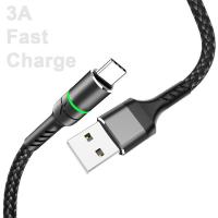 O tipo durável nylon rápido de 5A USB2.0 do cabo do carregador de C micro Iphone trançou