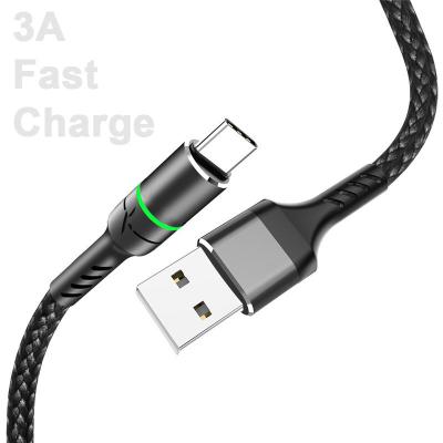 O tipo durável nylon rápido de 5A USB2.0 do cabo do carregador de C micro Iphone trançou