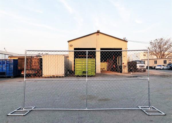 6'x12'  New Cyclone Chain Link Temporary Fence Panels  Mesh 57mm x 57mm Diameter 2.70mm