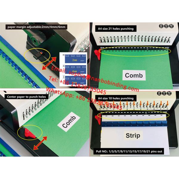 Экономическая машина вязки гребня тетради документов S9026A для пользы офиса