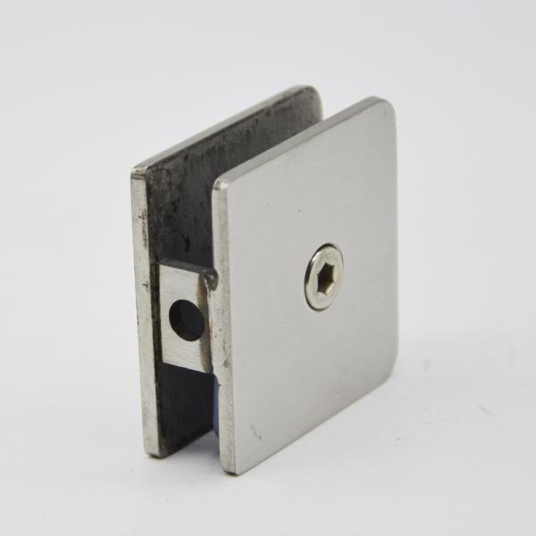 Stainless steel Glass Clip 0 degree RS2304, 45X45mm, thickness 3mm, 4mm, SS201 satin, mirror, golden, black