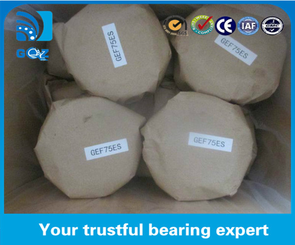 GEF75ES-2RS rodamiento de bolas conjunto rodamiento plano esférico 75*120*64mm dureza 58-62 HRC