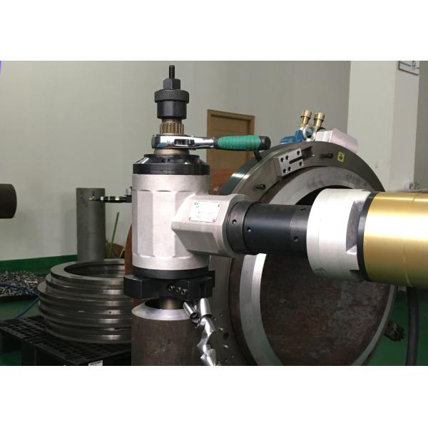 High Efficiency Tube Chamfering Machine , Portable Pipe Beveling Tools