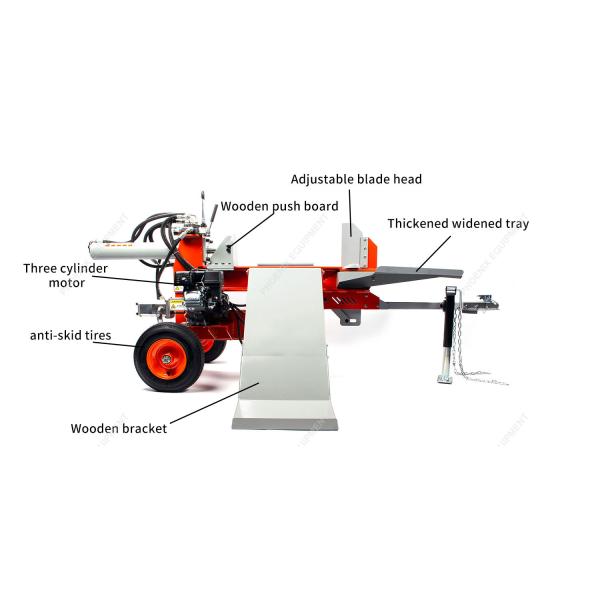 Log Splitter Machine Type horsepower Hydraulic for Quick Splittering and Cutting