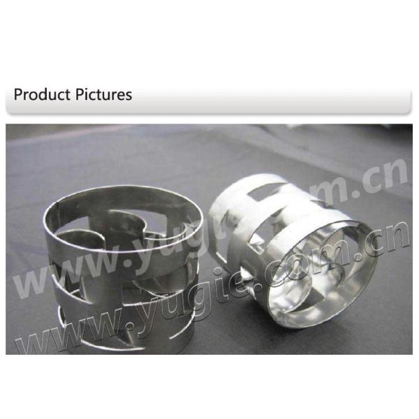 Gas Industry Metal Random Packing Metal Pall Ring Packing High Separation Efficiency