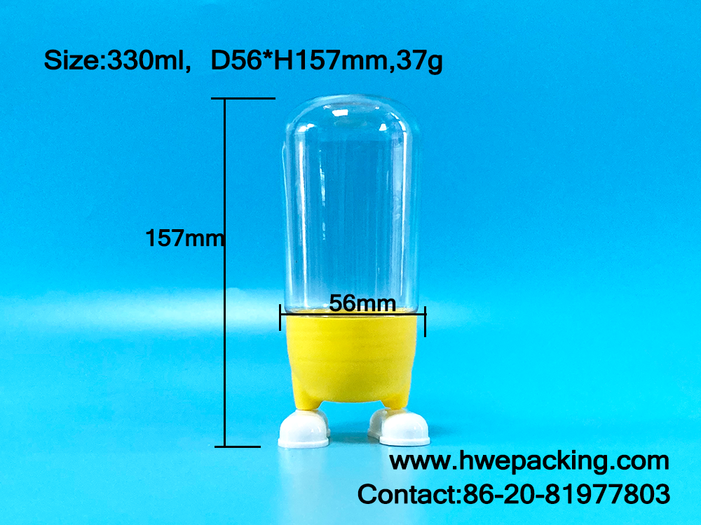 Копилка 330ML Sealable доказательства запаха милая пластиковая с крышками