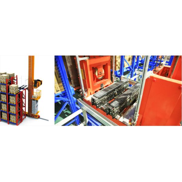 Double Deep pallet Stacker Crane ASRS, Floor Supported SRM(Storage Retrieval Machine), Automatic Storage And Retrieval System,Room Temperature Warehouse and Cold Storage