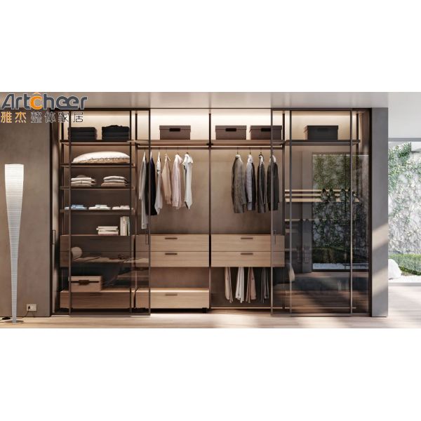 Eco-Friendly Adjustable Large Capacity Walk In Wardrobe Closet for Modern Homes