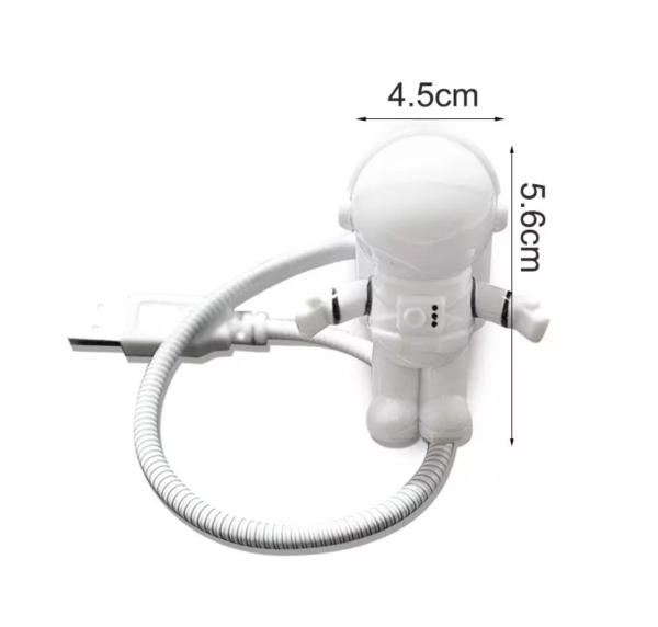 Heavy Duty Flexible Gooseneck Arm Spaceman Astronaut LED Night Light Adjust