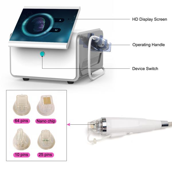 Máquina comercial do Rf Microneedle Rf da beleza do rejuvenescimento da pele