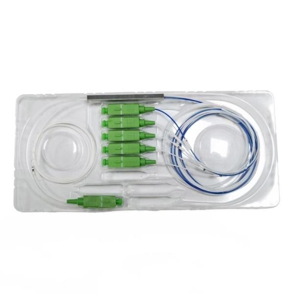 FTTH SC APC ABS Box Optical PLC Splitter 1x8 1x5 1x4 Mini Steel Tube Connector