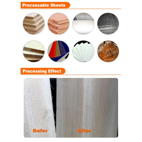 3500 KG R-RP1000 Precise Calibrating Wide Belt Grinding Sander Sanding Machine for Plywood Solid wood Floor