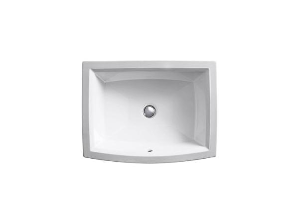 Vitreous White Bathroom Bowl Sinks , Unique Wall Mount Bathroom Sink Replacement
