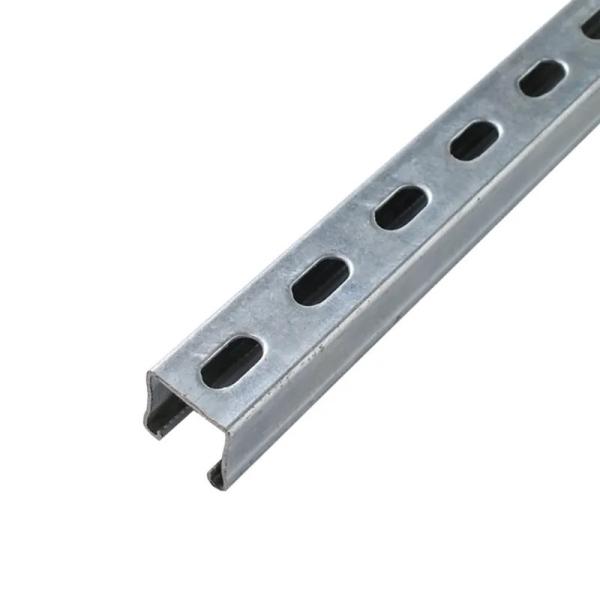 C Shaped Heavy Duty And Industrial Galvanized Steel Strut Channel Curl Width 20mm Thickness 2.5 6.5mm