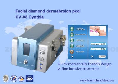 Diamante superior Microdermabrasion Dermabrasion que descasca a máquina facial dos cuidados com a pele