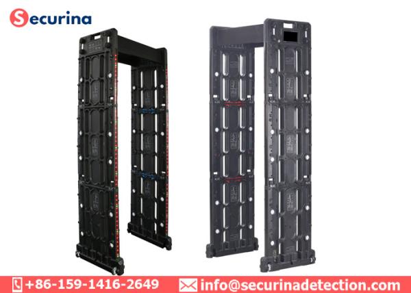 IP67 Archway Walk Through Security Detector Gate 8 16 24 Zones Changeable