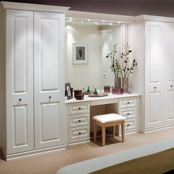 A porta de armário minimalista almofada o PVC liso de Front Cabinet Doors Decoration de madeira
