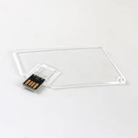 UDP 128GB 64GB 50MB/S da vara 2,0 plásticos transparentes da memória do Usb do cartão de crédito MINI