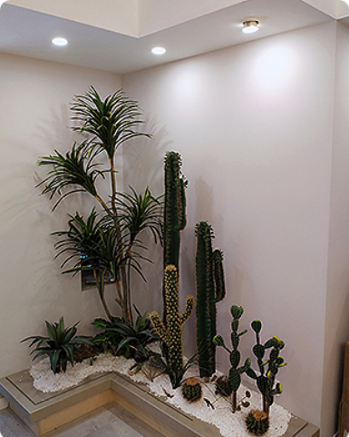 hotel school Lifelike Artificial Cactus Plant Height 150cm Potted