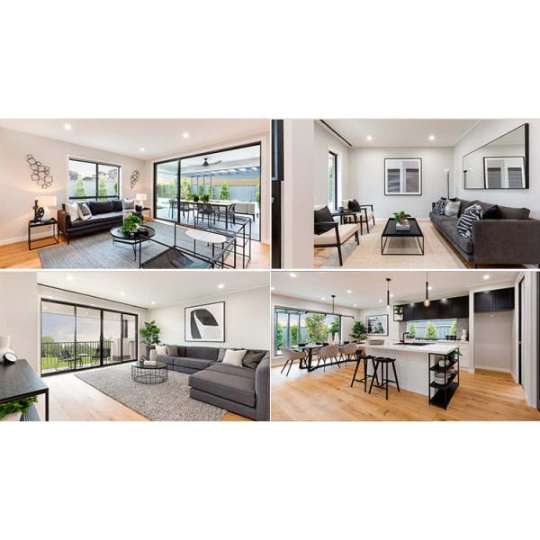 CE/NZ Standard 2-Storey Luxury Prefab House Steel Frame Singel Family Home