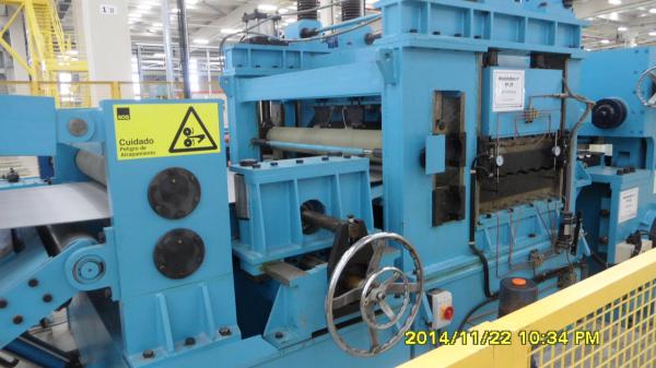 2-8mm×1400 Coil Cut To Length Line , Stainless Steel Slitting Machine