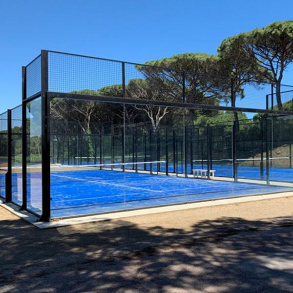 Diodo emissor de luz que ilumina o relvado da corte de Padel, altura da grama do assoalho 12mm da corte de Padel