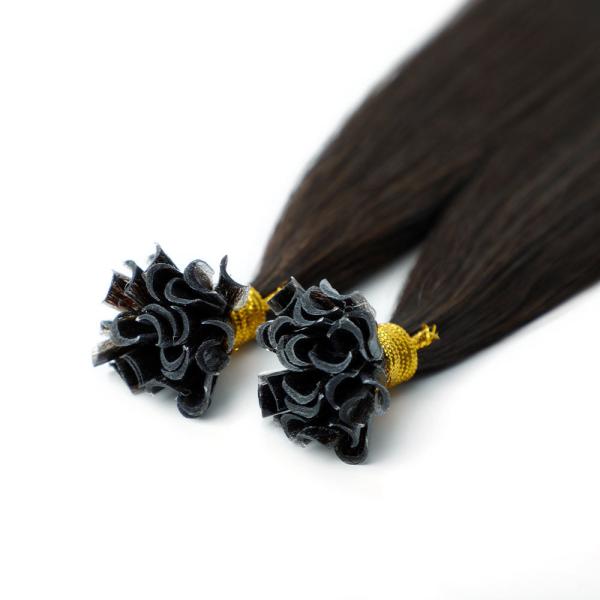 Keratina não processada Ombre Extensões de cabelo humano