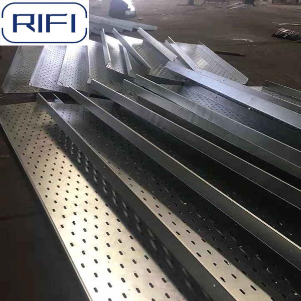 Customized Steel Aluminum FRP Electrical Cable Tray For Height 50-200mm