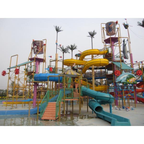 Отклоните проект Ватерпарк горячего источника, оборудование аквапарк стеклоткани/подгонянный проект парка Аква