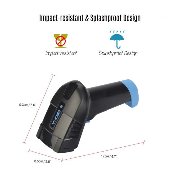 Блока развертки штрихкода склада батарея читателя 2200mah штрихкода беспроводного Handheld 2D