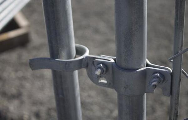 8'x12' temporary chain link fence panels diameter wire 11.5ga chain link mesh 2 x 2 tube 35mm wall thick 1.60mm