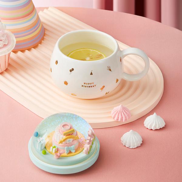 Taças de cerâmica 3D elegantes e modernas Personalizado presente de aniversário