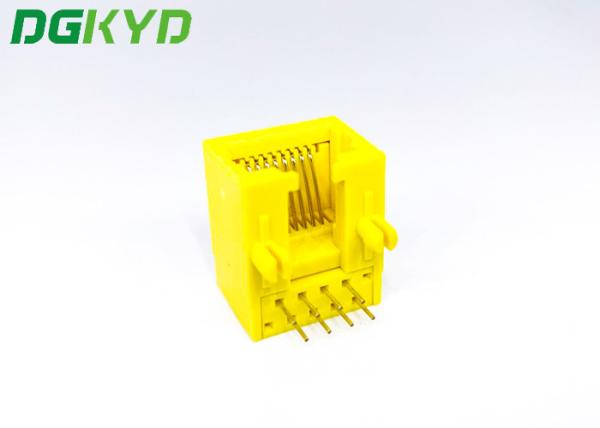 DGKYD56221118IWB1DY1027 Retangular Portão único RJ45 Socket 15.2 * 17.8 * 11.7mm RJ45 Sem transformador