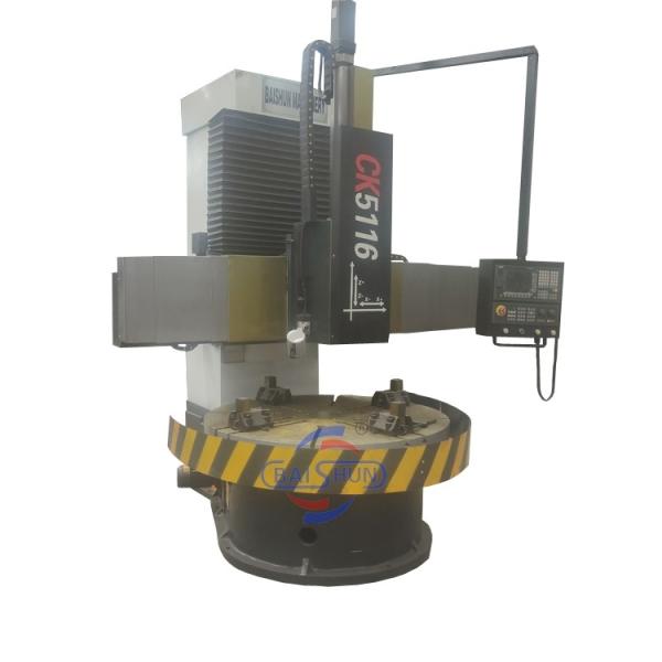 Single Column CNC Vertical Lathe Machine High Precision CK5116