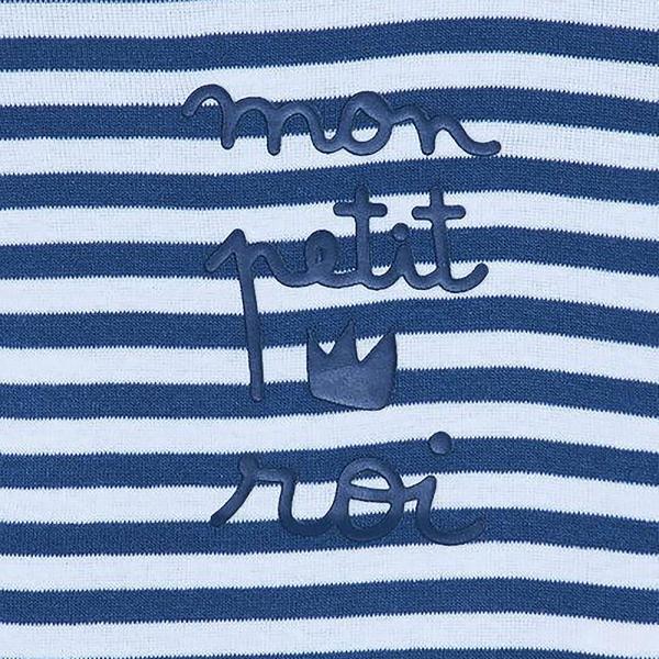 Custom Summer 100% cotton embroidered Stripe Solid Print knitted newborn baby romper