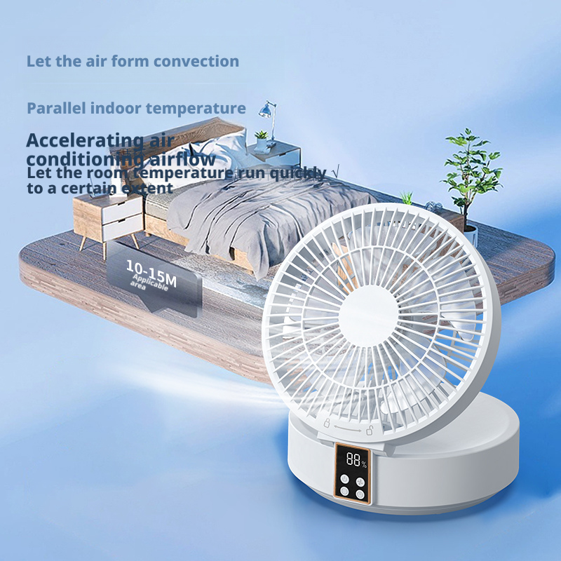 Household Portable Desk Fan Battery Powered Household Cooling Tool Custom Logo