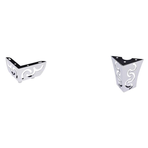 Chrome покрыл ноги мебели металла утюжит материальную высоту 120mm с длинной стойкостью