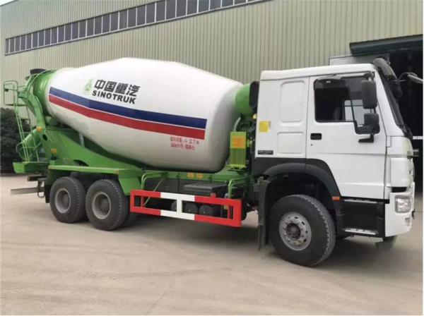 13870kg Curb Weight 6*4 Drive Form Concrete Cement Mixer Truck With 12.00R20 Steel Wire Tire