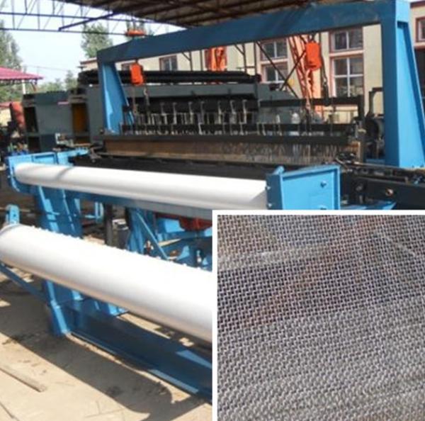 5-12mm Hydraulic Crimped Steel Wire Mesh Machine For Ore Screening